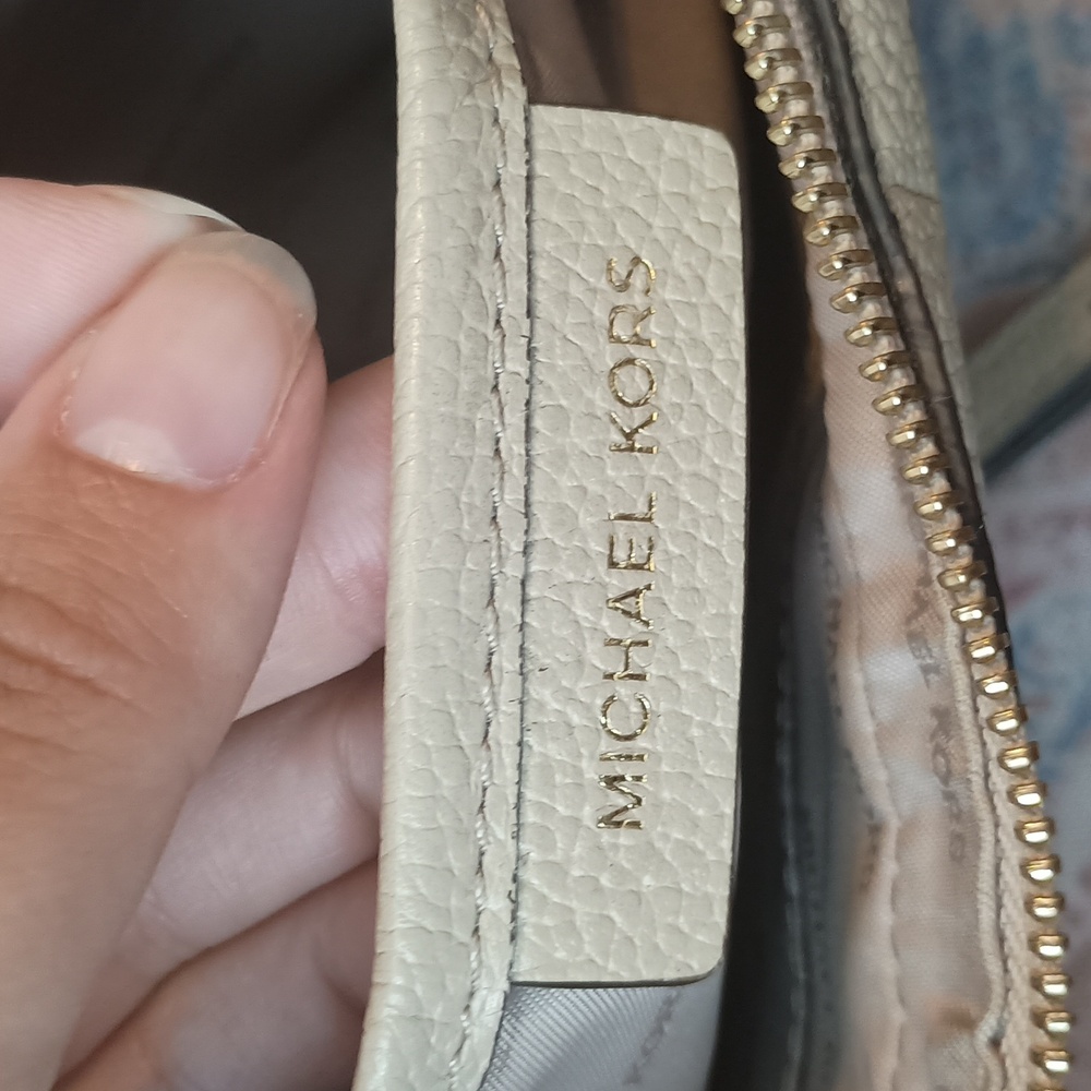 Michael Kors Jet Set Floral Embellished Leather Crossbody Bag - Picture 8 of 9